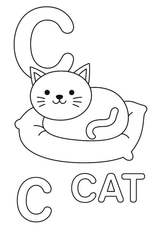 B Alphabet Coloring Pages - Free Activity PDF Download