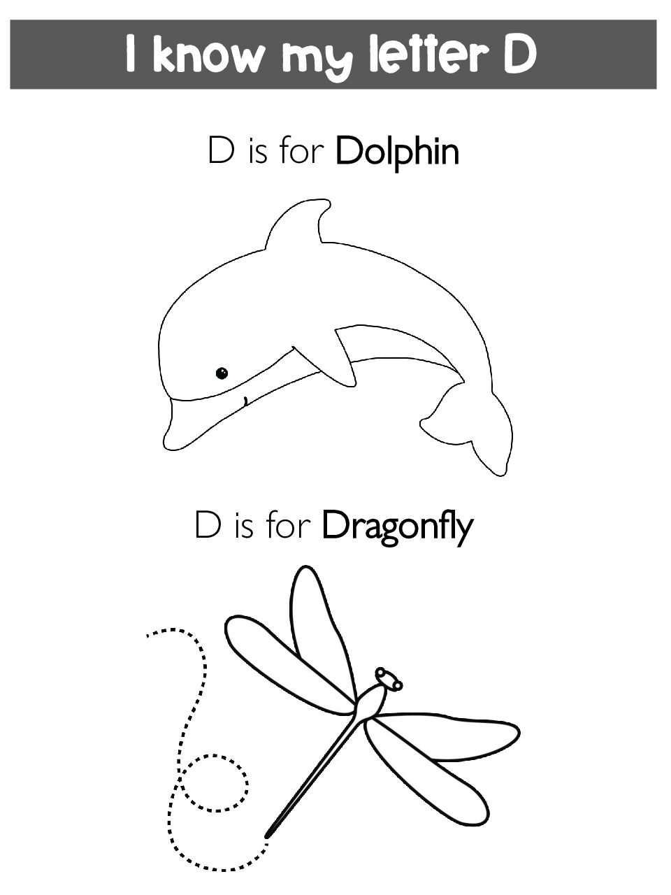 Letter D - Free Activity PDF Download
