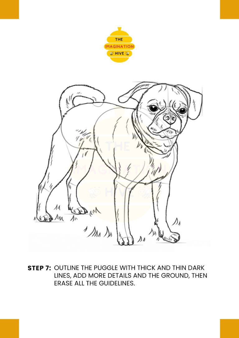 How to Draw a Puggle Step 7