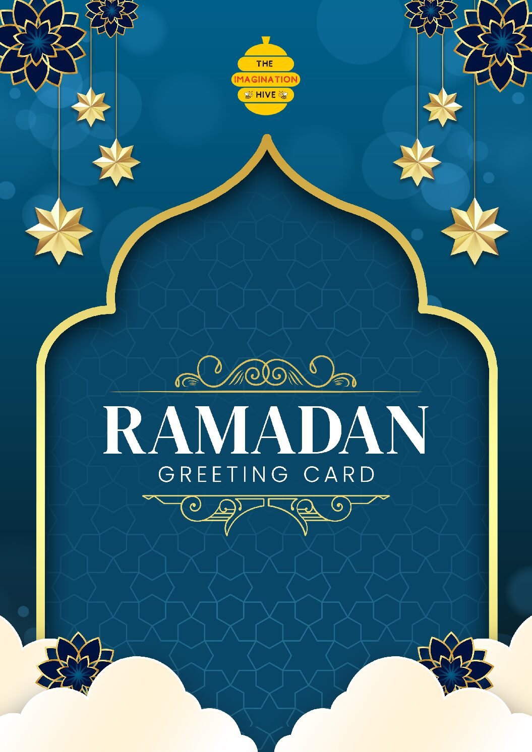 Arch Frame Ramadan Greeting Card – Free Greeting Card PDF Download