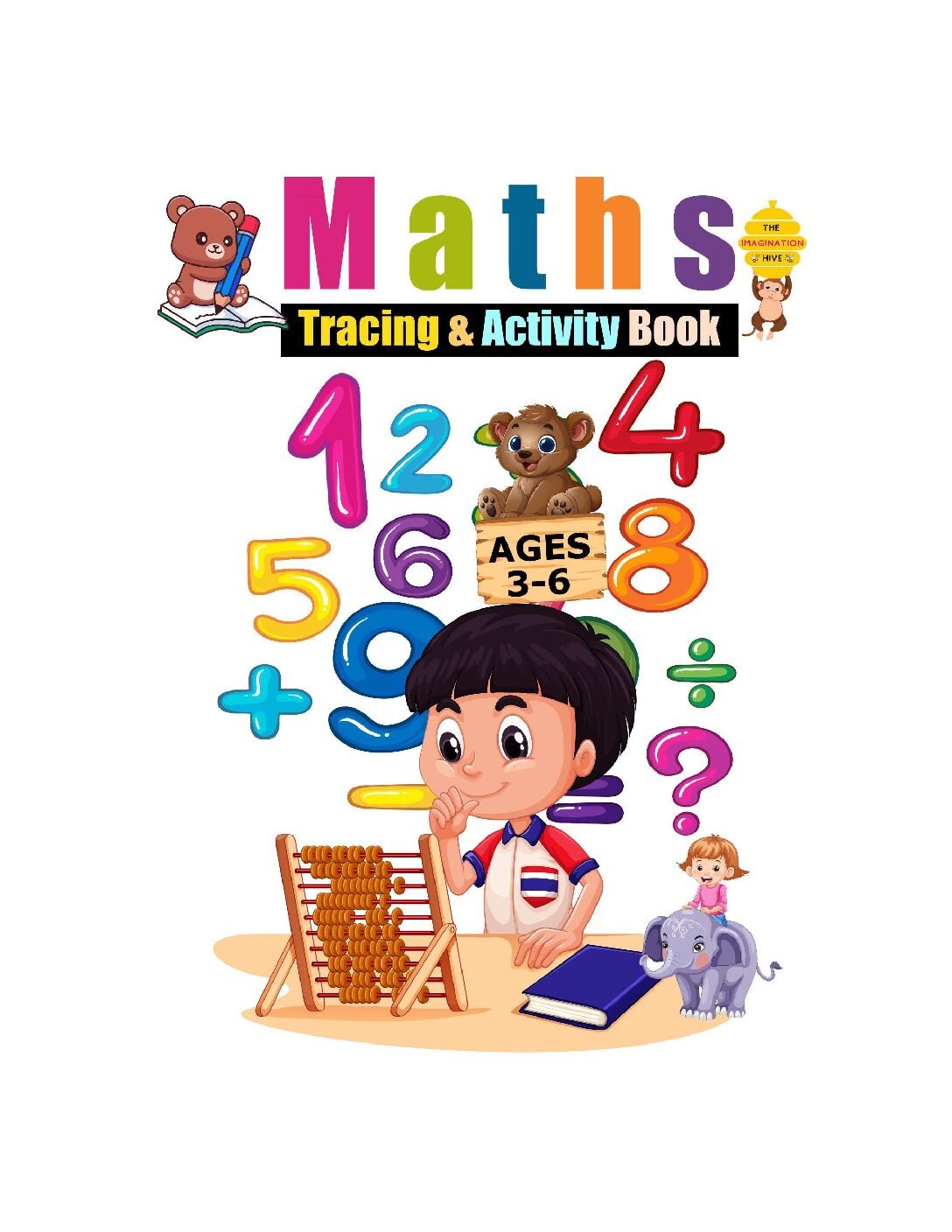 Math Tracing Worksheet for Kindergarten | Numbers 1–20 Practice Book for Kids Ages 3–5