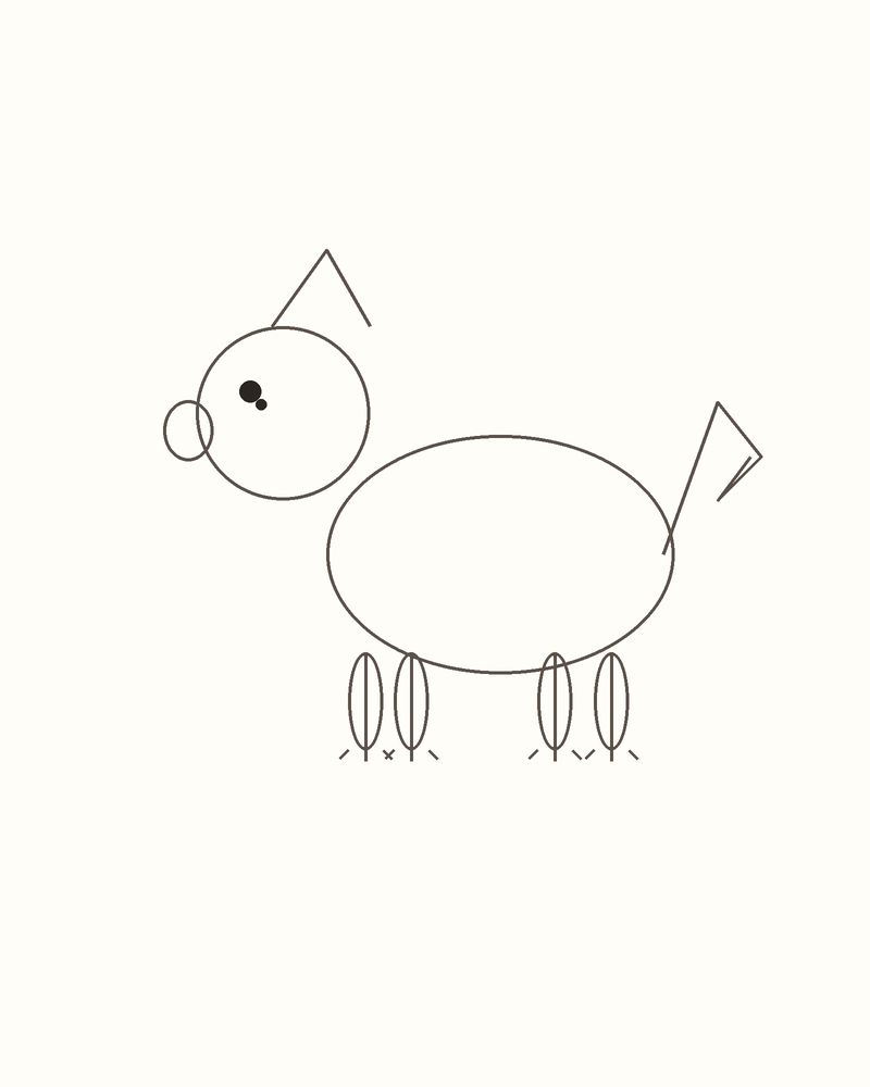 Step 5 : Add the Face and Limbs for a chameleon