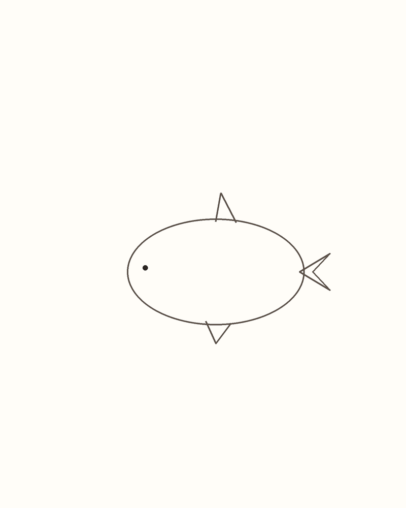 Step 5 : Add the Face and Limbs for a clownfish