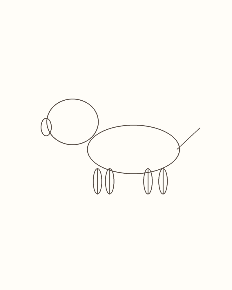 Step 4 : Draw the Basic Shapes for a gecko