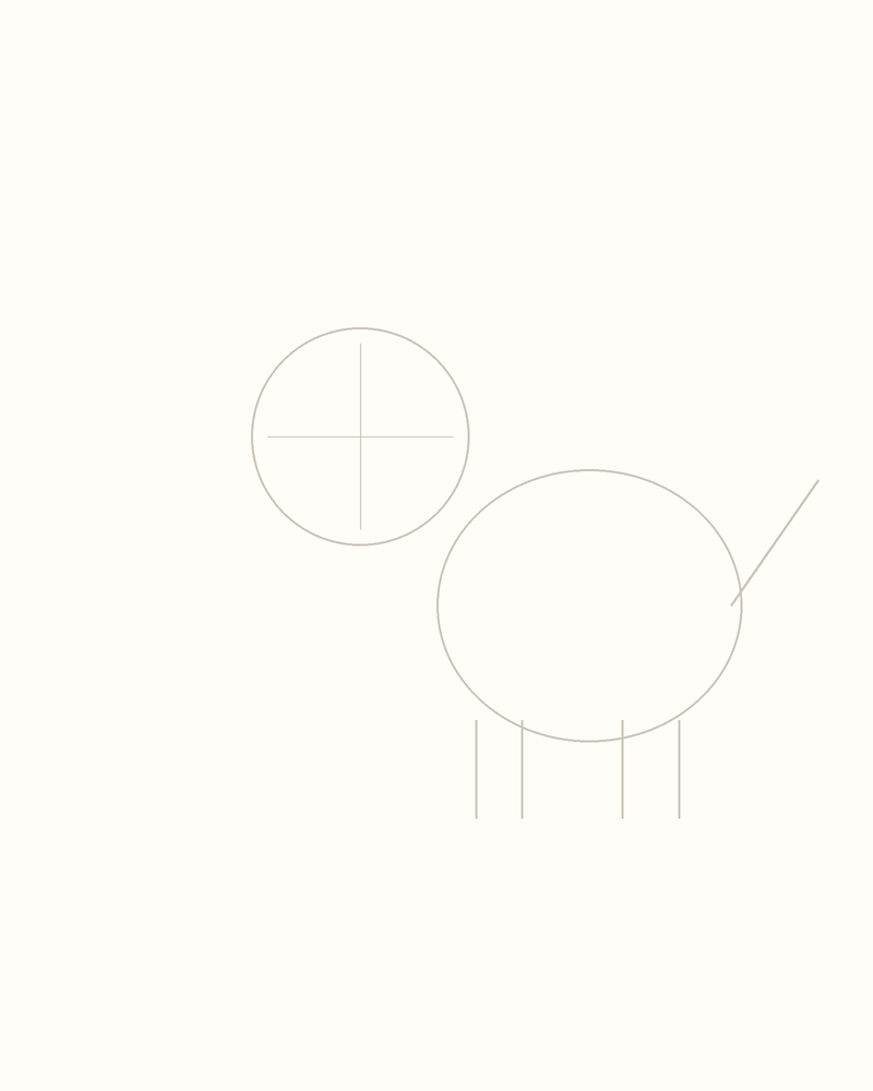 Step 3 : Add Guidelines for the Features for a giant panda