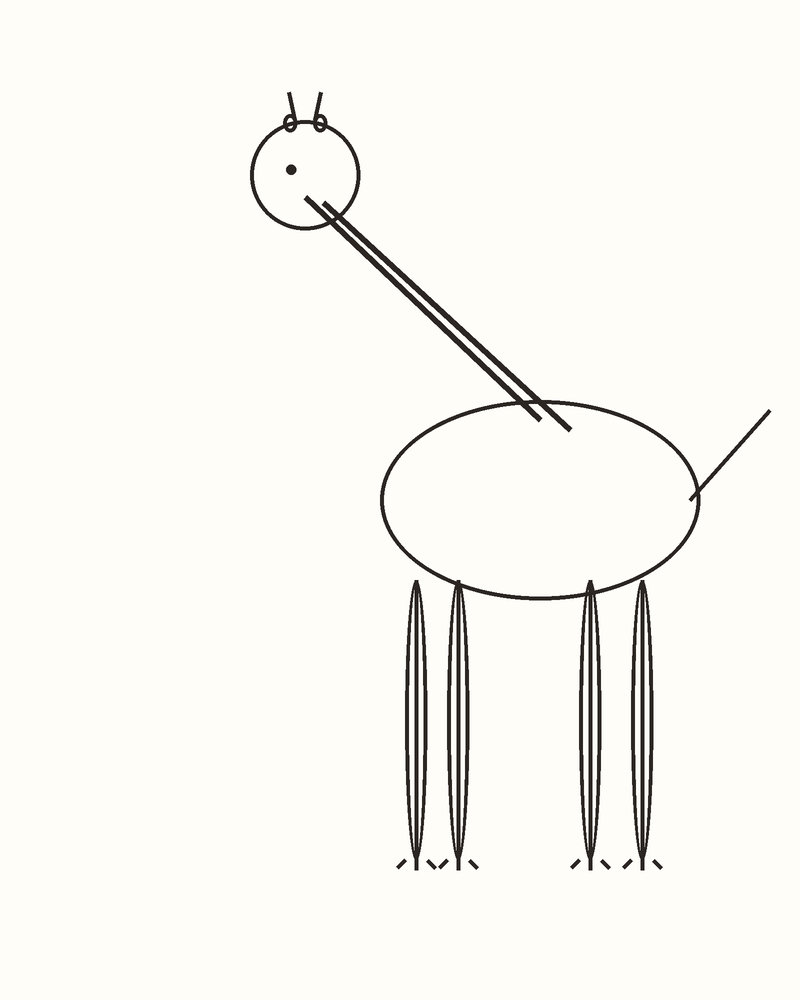 Step 6 : Refine the Whole Animal for a giraffe