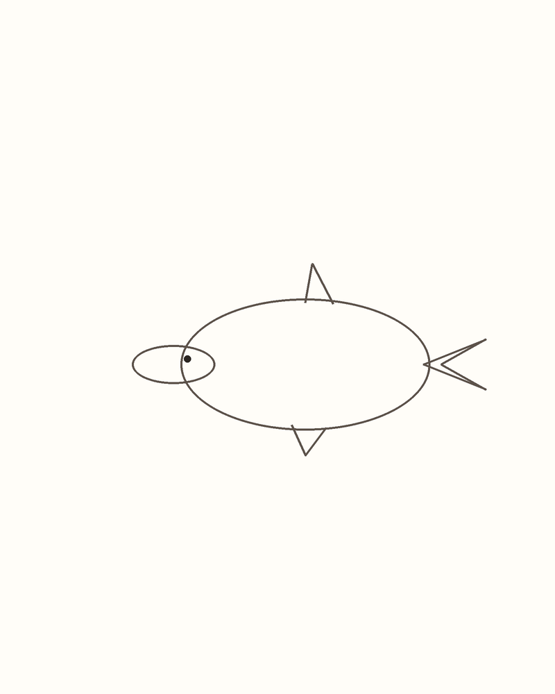 Step 5 : Add the Face and Limbs for a hammerhead shark