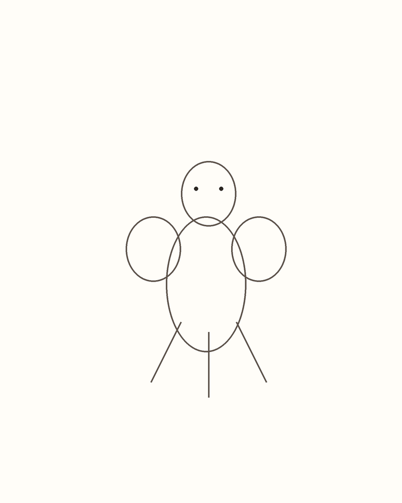 Step 5 : Add the Face and Limbs for a honeybee