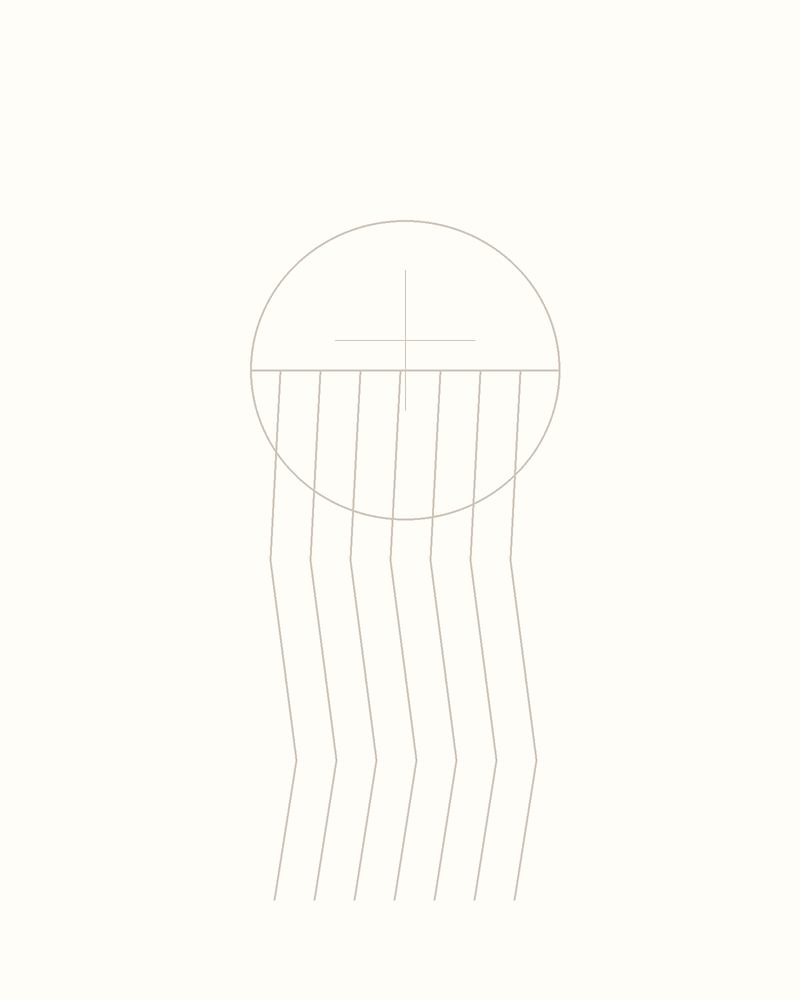 Step 3 : Add Guidelines for the Features for a jellyfish