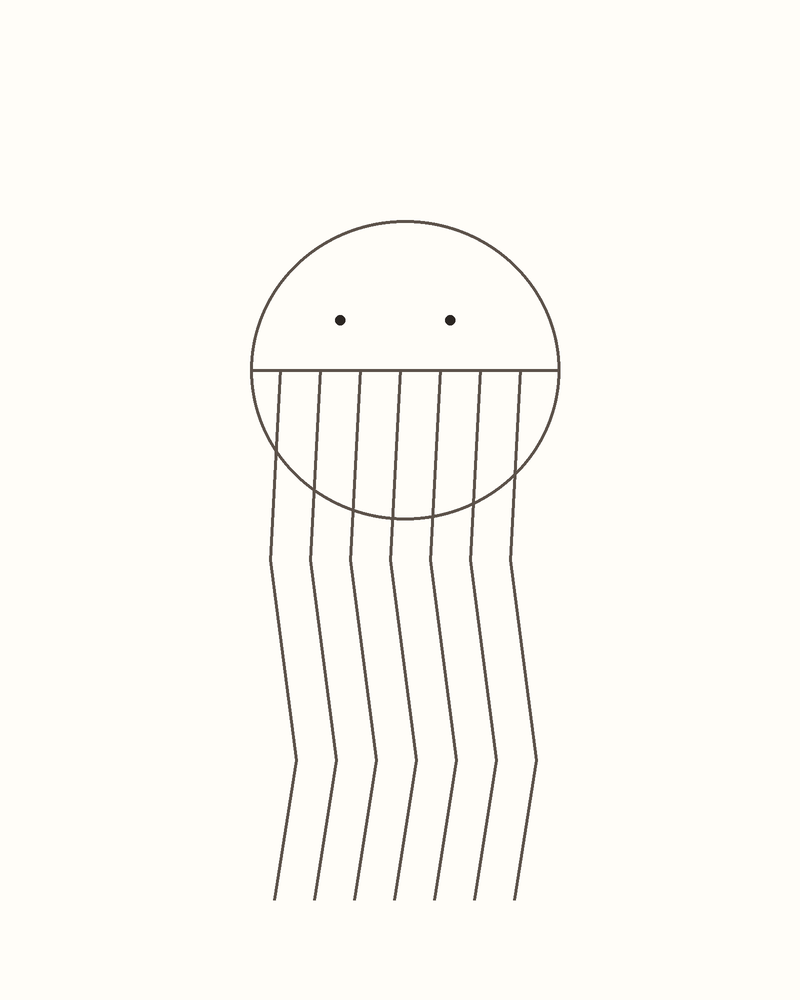 Step 5 : Add the Face and Limbs for a jellyfish
