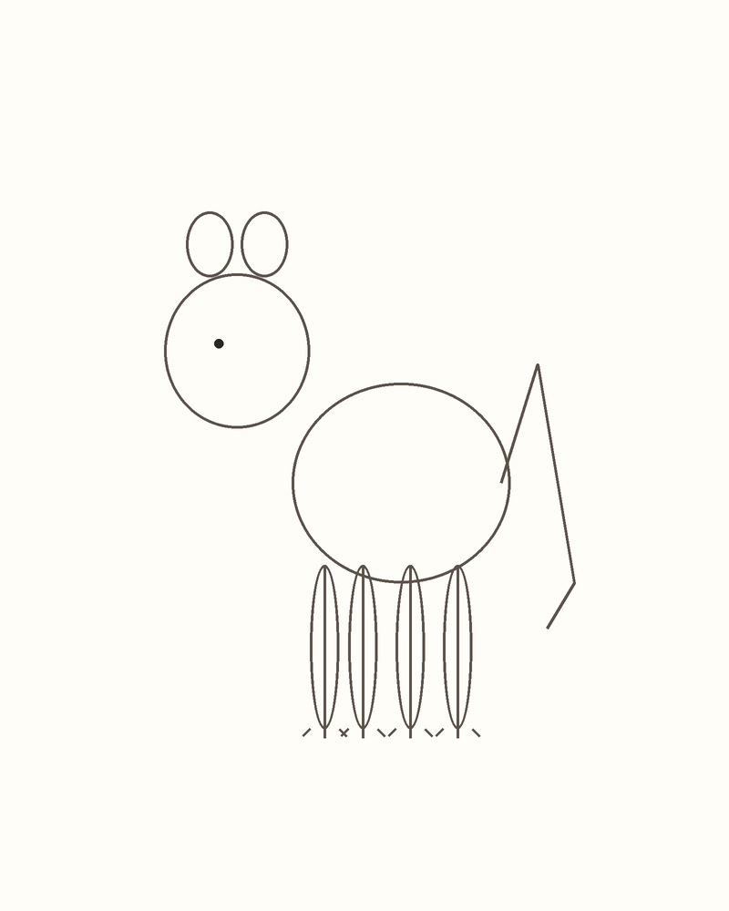 Step 5 : Add the Face and Limbs for a lemur