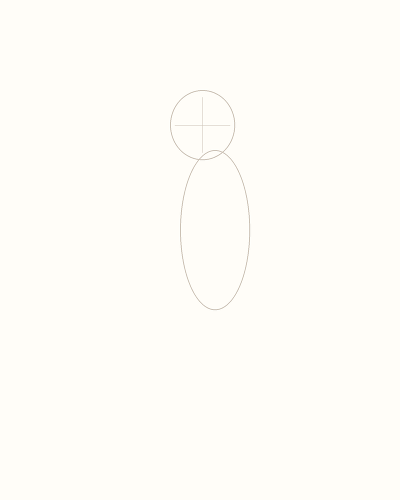 Step 2 : Outline the Body for a meerkat