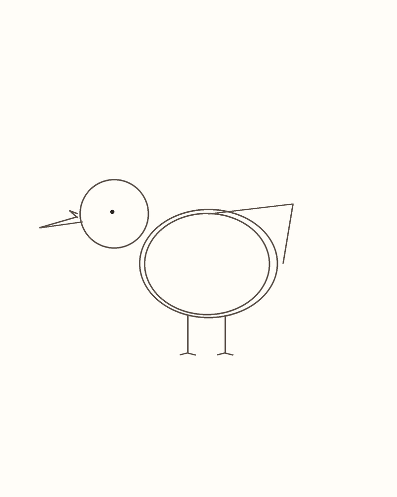 Step 5 : Add the Face and Limbs for a pelican