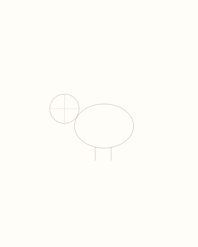 Step 3 : Add Guidelines for the Features for a seagull