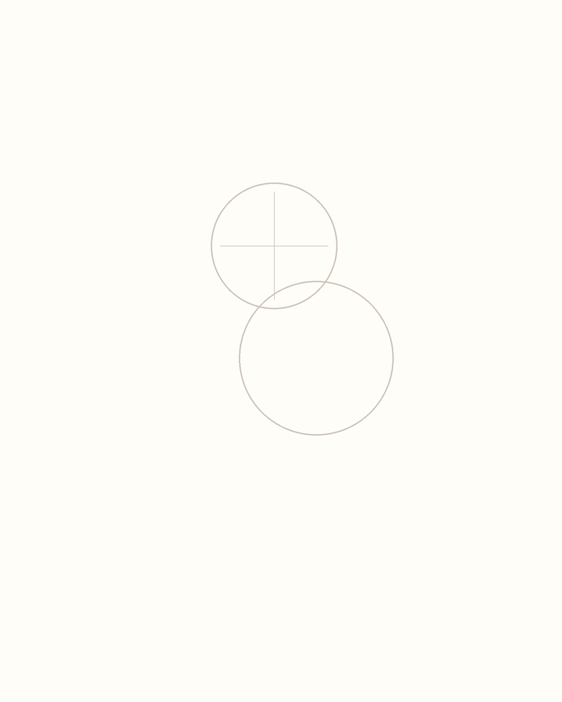 Step 2 : Outline the Body for a sloth