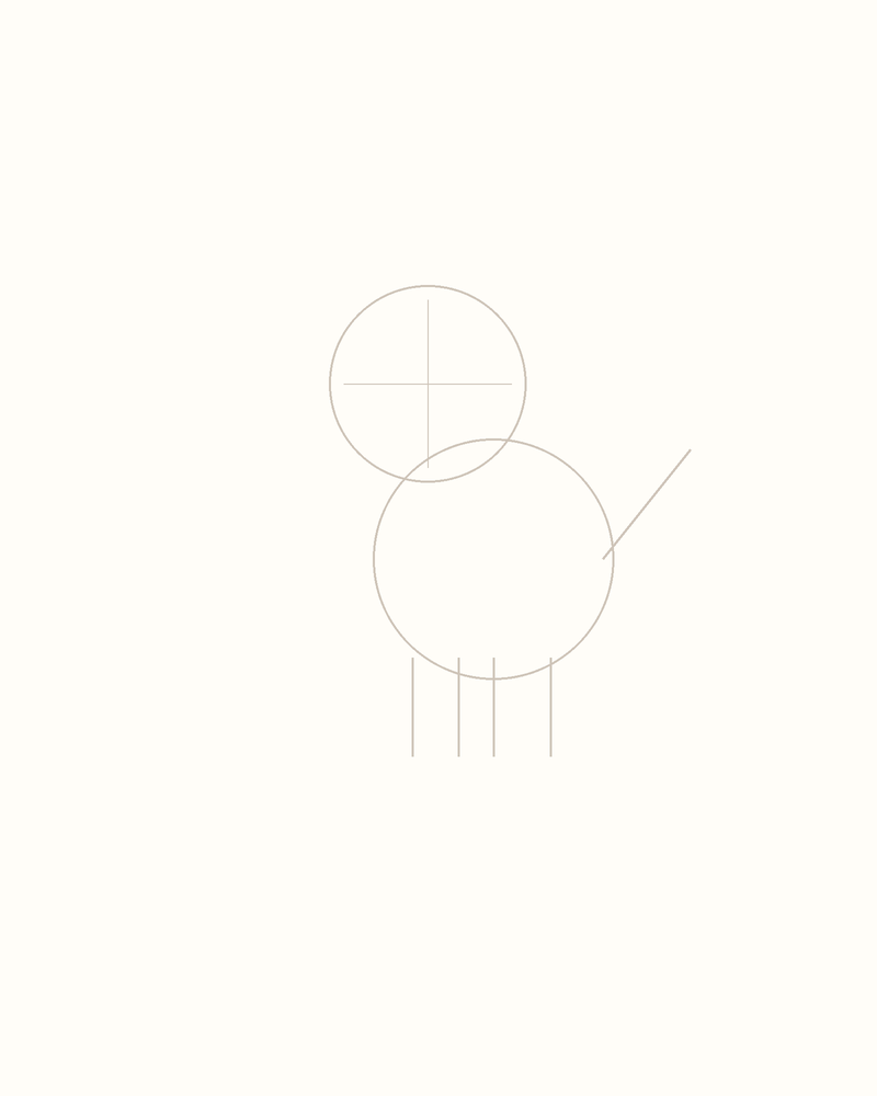 Step 3 : Add Guidelines for the Features for a sloth