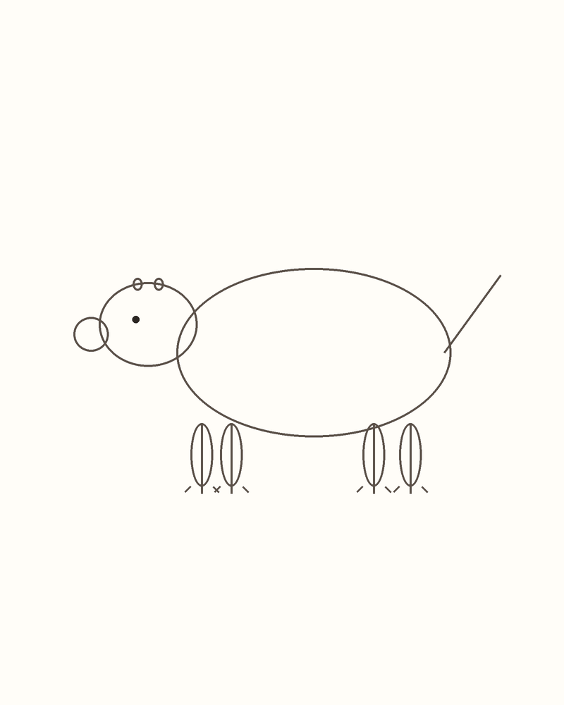 Step 5 : Add the Face and Limbs for an armadillo