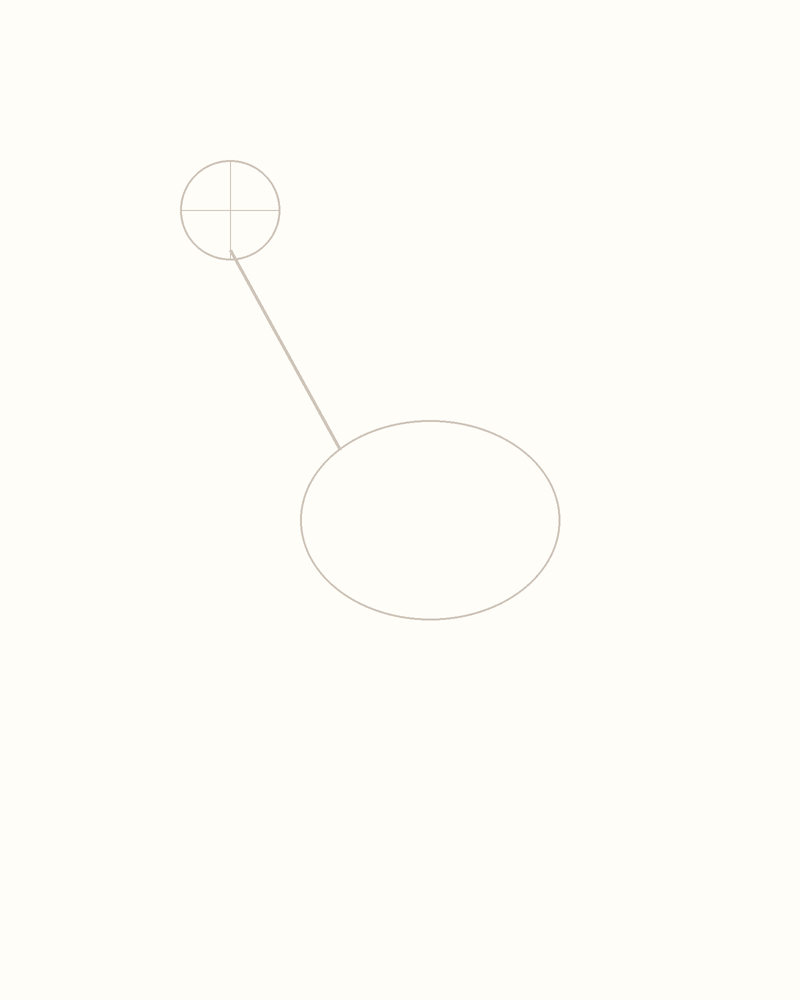 Step 2 : Outline the Body for an ostrich
