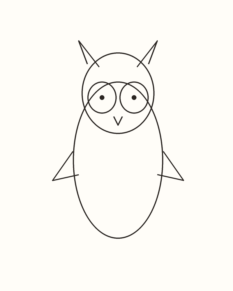 Step 6 : Refine the Whole Animal for an owl