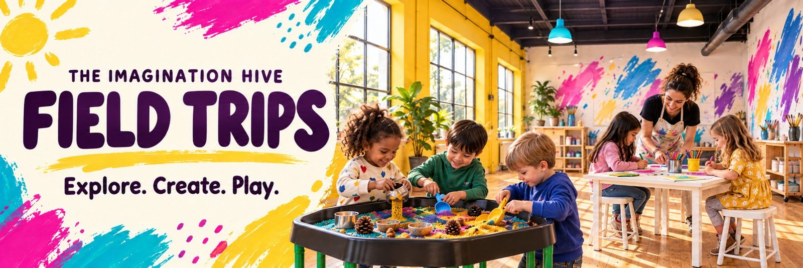 School and daycare field trips at The Imagination Hive