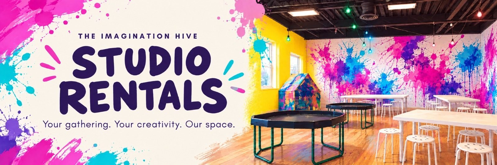 Studio rental at The Imagination Hive