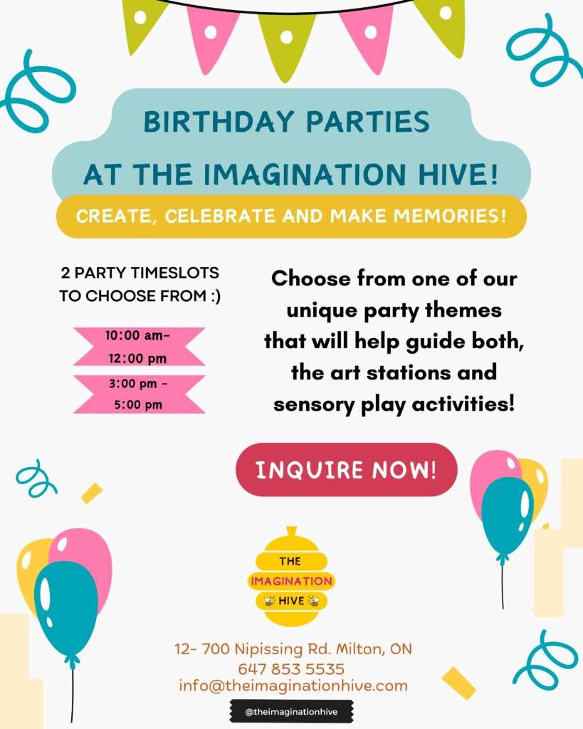 Birthday Parties at The Imagination Hive