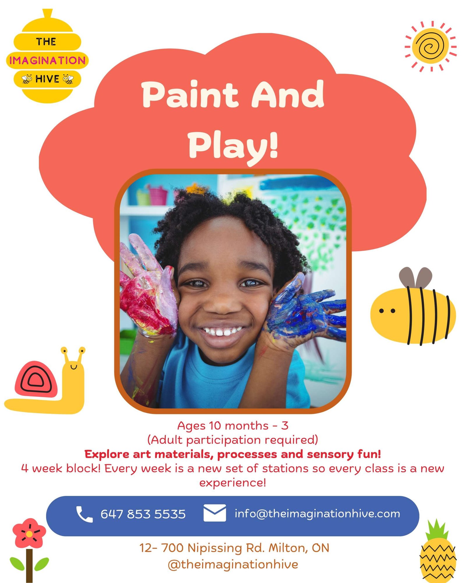 Paint and play The imagination Hive