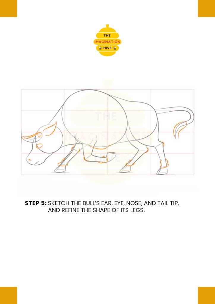 How to Draw Bull Step 5