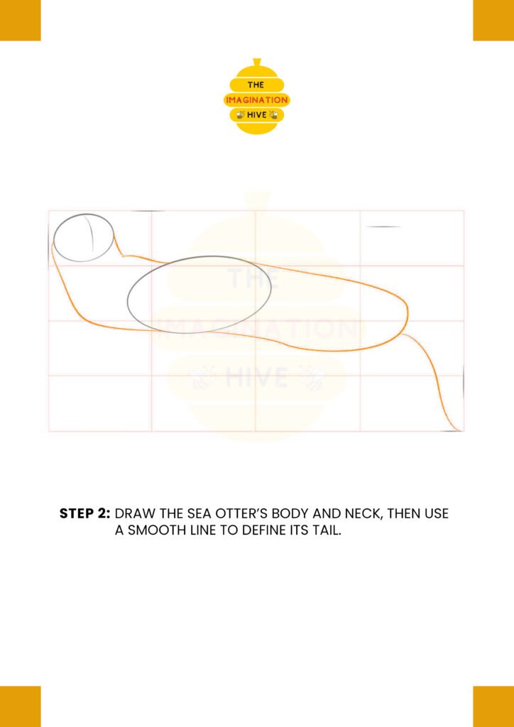 How to Draw a Sea Otter Step 2