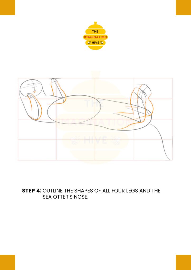 How to Draw a Sea Otter Step 4