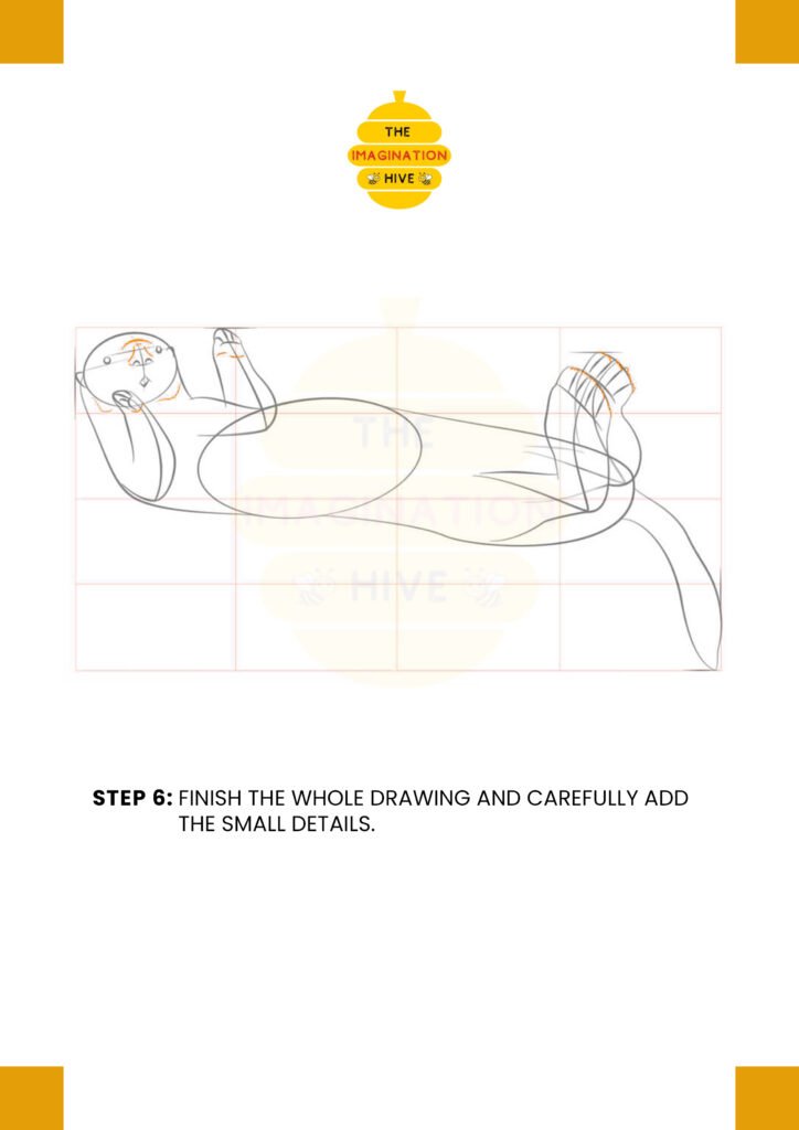 How to Draw a Sea Otter Step 6