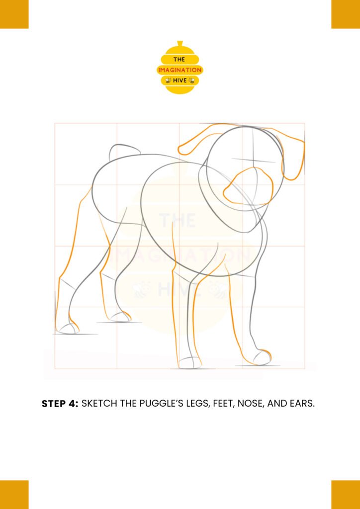 How to Draw a Puggle Step 4