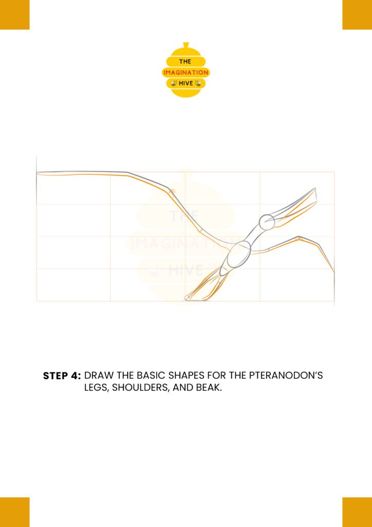 How to Draw a Pteranodon Step 4