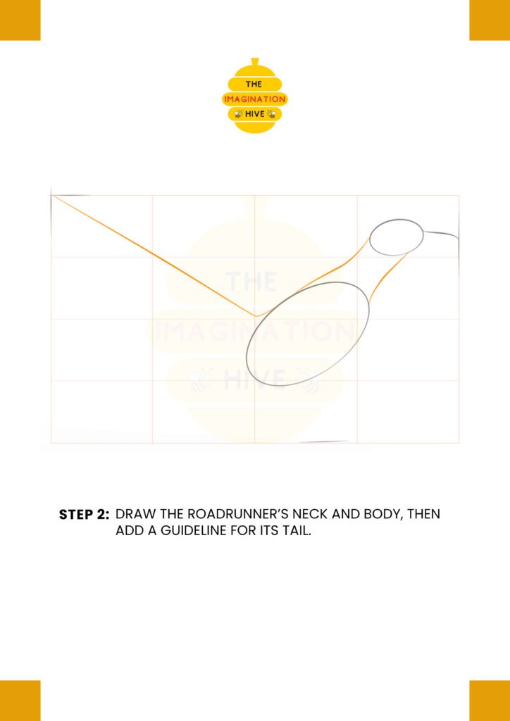 How to Draw a Roadrunner Step 2