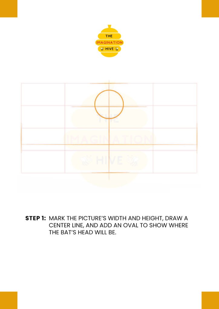 How to Draw a Vampire Bat Step 1