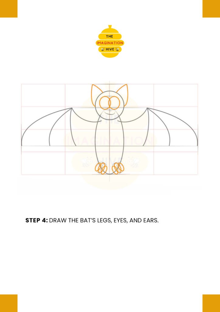 How to Draw a Vampire Bat Step 4