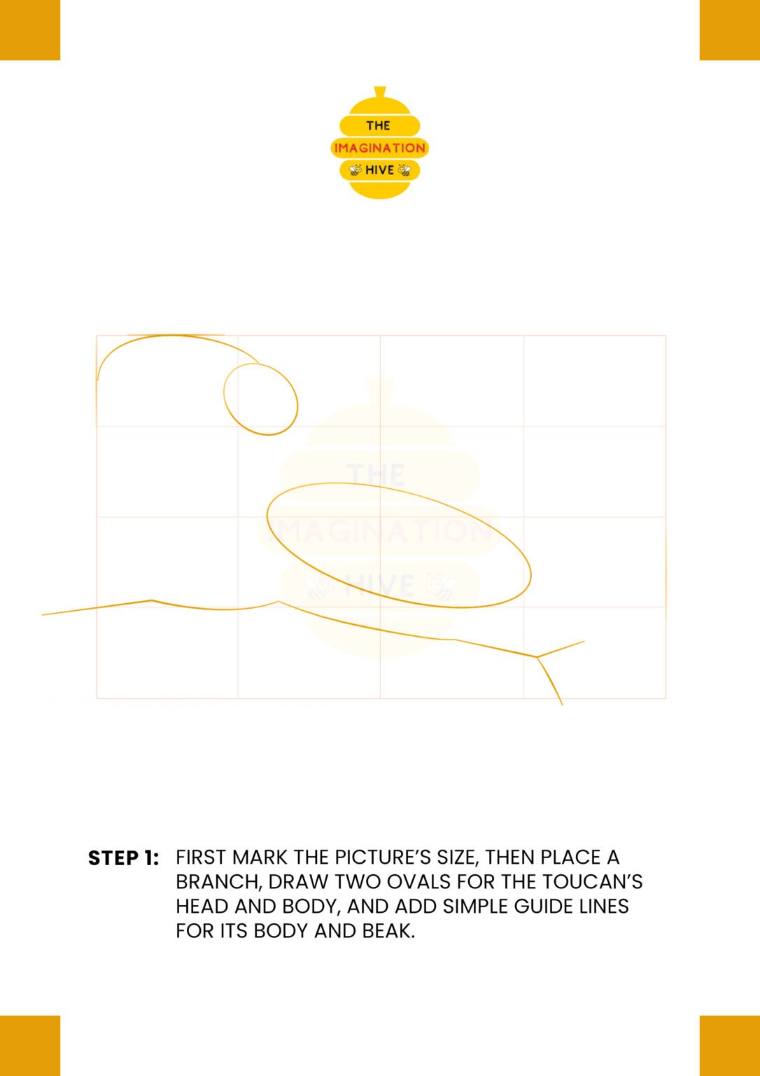 Keen Example Drawing How to Draw a Keen-Billed Toucan Step by Step - The Imagination Hive