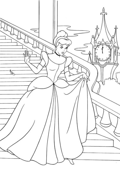 Magic Princess Coloring Page For Kids – Free Activity PDF Download