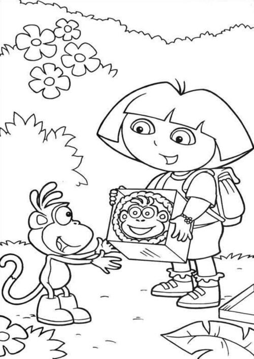 Swiper Sneaking Adventure Coloring Page For Kids – Free Activity PDF Download