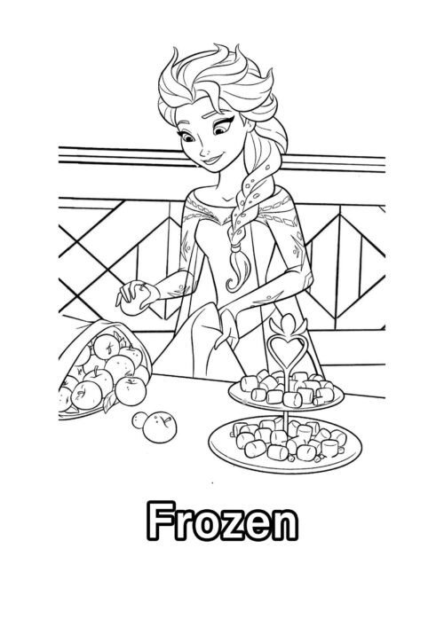 Frozen Elsa Connect the Dots Activity Coloring Page For Kids – Free Activity PDF Download