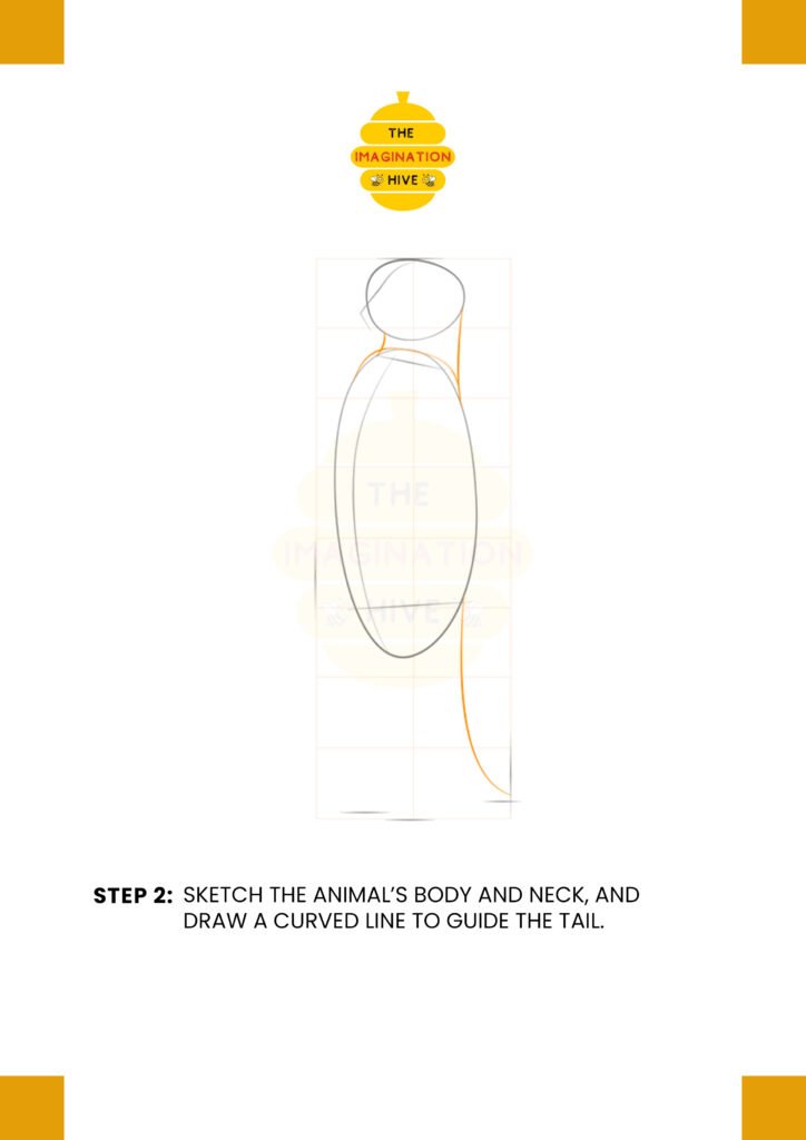 How to Draw a Meerkat Step 2