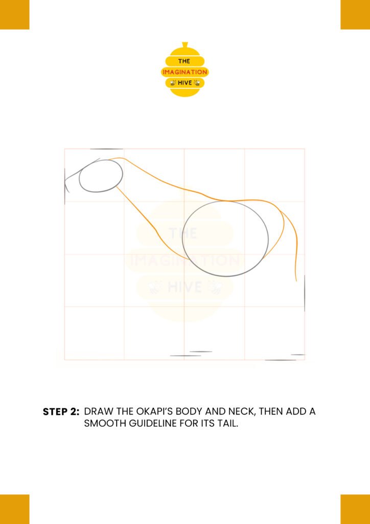 How to Draw an Okapi Step 2