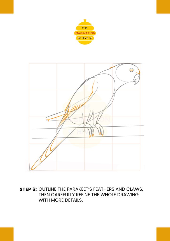 How to Draw an Osprey Step 6