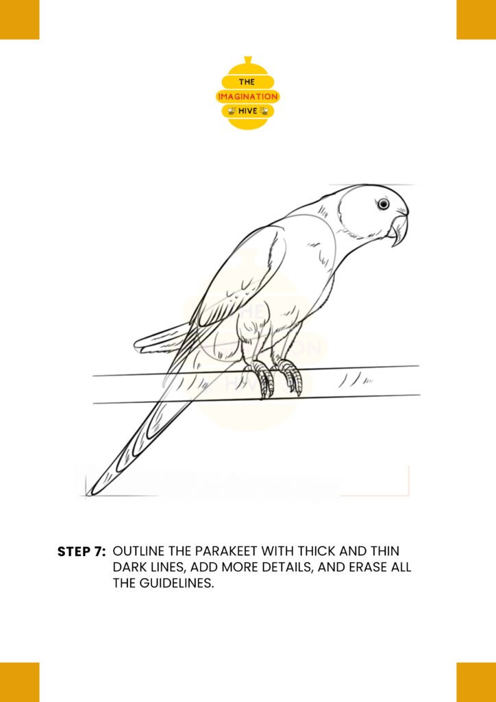 How to Draw an Osprey Step 7