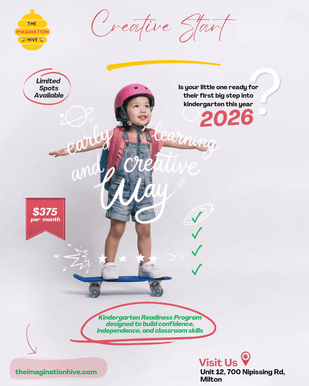 School readiness program at The imagination hive