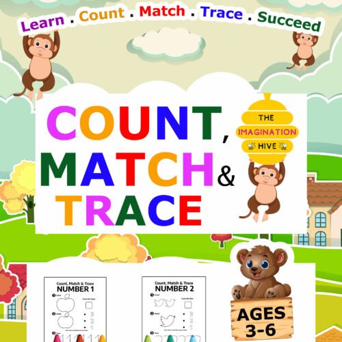 count match and trace math worksheet